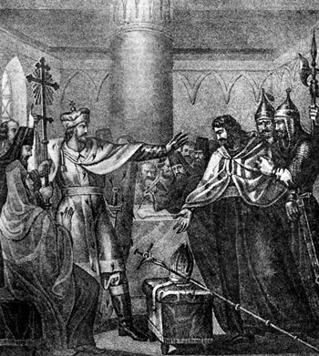 Великий Князь Василий Темный отвергает 
соединение ПРАВОславной Церкви с латинской ЛЖЕцерковью (с латинянским ЖИДОВСТВОМ)