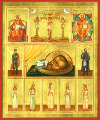 Икона Царя-Искупителя Николая Второго, принёсшего искупительную жертву Своей кровью СПАСЕНИЯ ради от ПРОКЛЯТЬЯ Божьего КЛЯТВОпреступников Соборного Обета 1613 года