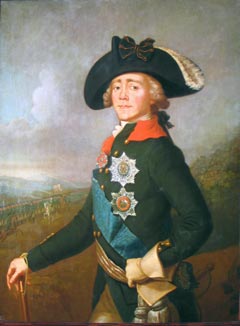 Основатель города Гатчины Император Павел I в 1798 году