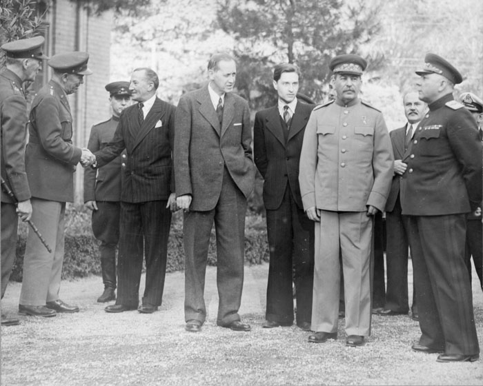 Советская и союзные делегации в Тегеране 28.10.-01.12.1943