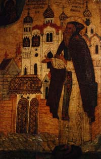 Икона Преподобного Антония Римлянина, Новнородского Чудотворца