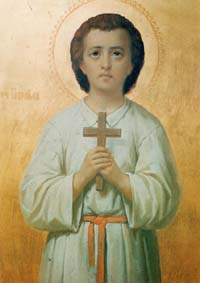 Икона Мученика младенца Гавриила Белостокского. Конец XIX – начало XX в