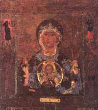 Икона Божией Матери Знамение Новгородская