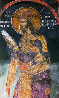 Фреска Благочестивого Византийского Императора Никифора Фоки (†969)