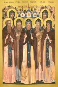 Икона Собор Преподобных Псково-Печерских