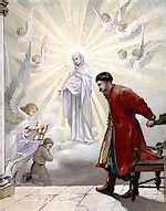 Видение Божией Матери и ангелов отцу будущего святителя, Андрею Горленко